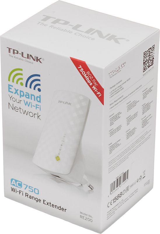 Wi-Fi усилитель сигнала TP-LINK RE200