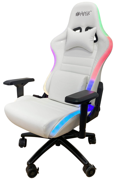 Кресло игровое HIPER HGS-102 White RGB