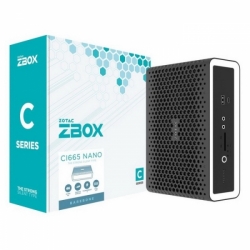 ZBOX-CI665NANO ZOTAC ZBOX NANO, SFF, FANLESS, i7-1165G7, 2X DDR4 SODIMM, 2.5