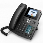 X4G Телефон IP Fanvil IP телефон 4 линии, цветной экран 2.8"+доп. экран 2.4",  HD, 10/100/1000 Мбит/с, PoE
