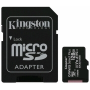 Карта памяти MicroSDXC Kingston Canvas Select Plus 128GB + адаптер [SDCS2/128GB]