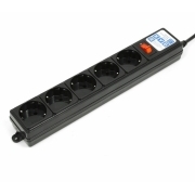 Сетевой фильтр PowerCube SPG-B-10-BLACK, 3м, черный