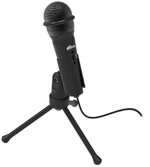 Микрофон Ritmix RDM-120, черный (15120024)