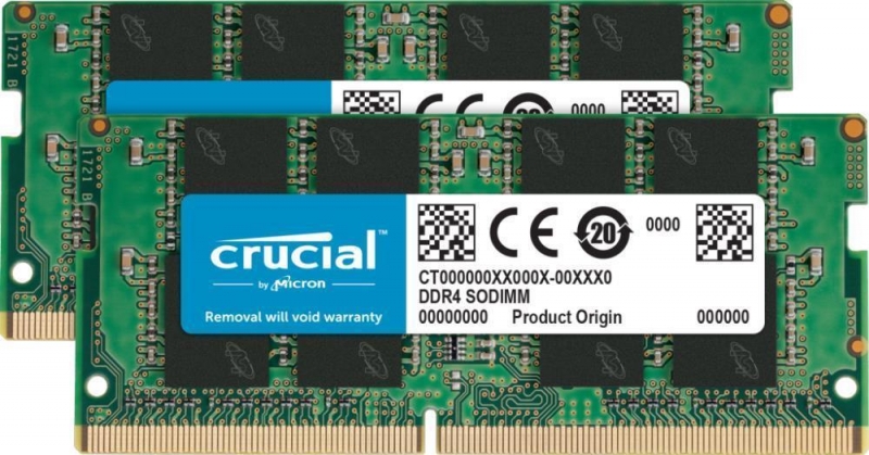 Модуль памяти для ноутбука SODIMM 16GB PC25600 DDR4 SO KIT2 CT2K8G4SFRA32A CRUCIAL