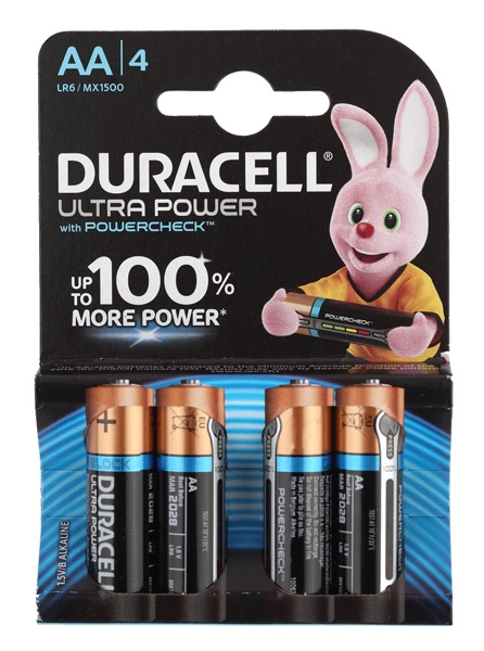 Батарея Duracell Ultra Power LR6-4BL AA (4шт)
