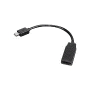 Lenovo Mini-DisplayPort - HDMI adapter ( M to F, DisplayPort 1.2, HDMI output to 3849x2169 @ 30Hz) (после тестирования)