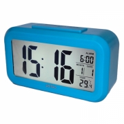 Часы-будильник Perfeo "SNUZ"/синий (PF_C3036)