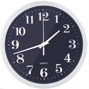 Настенные часы Perfeo "PF-WC-003", круглые 30см/белый, черный (PF_C3066)