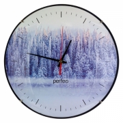 Настенные часы Perfeo PF-WC-006/"Зимний лес"/без корпуса (PF_C3071)