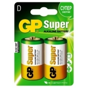 Батарея GP Super Alkaline 13A-2CR2 LR20 D (2шт)