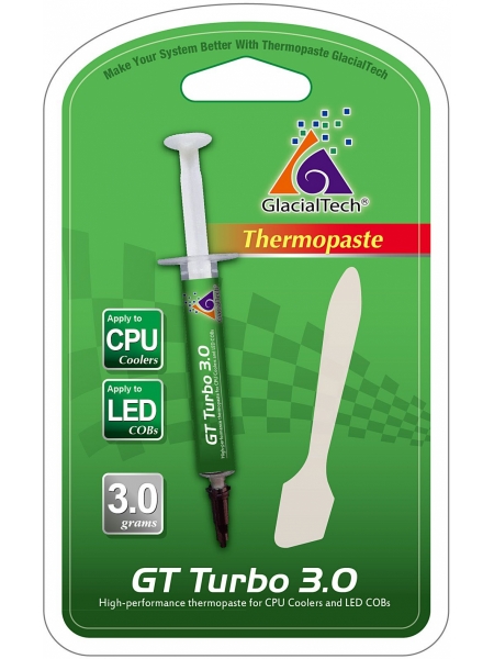 Термопаста Glacialtech GT TURBO 3.0 шприц 3гр.