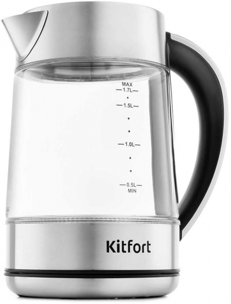 Чайник Kitfort KT-690, прозрачный