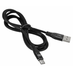 Кабель Digma USB A (m) USB Type-C (m) 1.2м черный