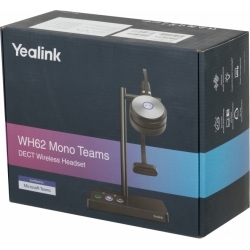 Гарнитура беспроводная Yealink WH62 Mono Teams, черный