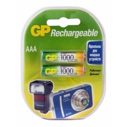 Аккумулятор GP 100AAAHC AAA NiMH 1000mAh (2шт)
