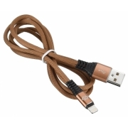 Кабель Digma USB A (m) Lightning (m) 1.2м коричневый