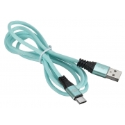 Кабель Digma USB A (m) USB Type-C (m) 1.2м зеленый