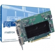 Видеокарта Matrox (M9120-E512F) M9120 PCIe x16 , PCI-Ex16, 512MB, DDR2, Passive Cooling, 2xDVI-I, Adapters- 2xDVI to VGA, Max Digital Res.1920x1200, Max Analog Res.- 2048x1536, RTL