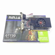 Ninja GT730 (96SP) 4GB GDDR3 128bit VGA DVI HDMI RTL {50} (NK73NP043F) (следы эксплуатации)