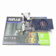 Ninja GT730 (96SP) 4GB GDDR3 128bit VGA DVI HDMI RTL {50} (NK73NP043F) (следы эксплуатации)