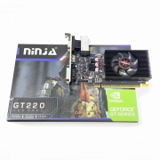 Ninja GT220 (48SP) 1GB GDDR3 128bit VGA DVI HDMI RTL {50} (NH22NP013F) (следы эксплуатации)