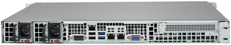 Серверная платформа SUPERMICRO 1U SATA SYS-5019P-MTR, черный 
