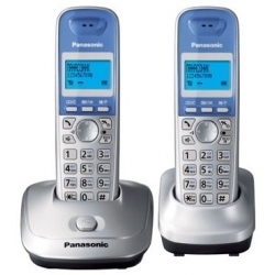 Радиотелефон Panasonic KX-TG2512RUS, серебристый 