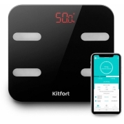 Весы напольные электронные Kitfort KT-806, черный