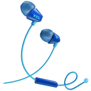 TCL In-ear Wired Headset ,Frequency of response: 10-22K, Sensitivity: 105 dB, Driver Size: 8.6mm, Impedence: 16 Ohm, Acoustic system: closed, Max power input: 20mW, Connectivity type: 3.5mm jack, Color Ocean Blue
