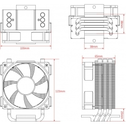 Устройство охлаждения(кулер) ID-Cooling SE-903-XT 
