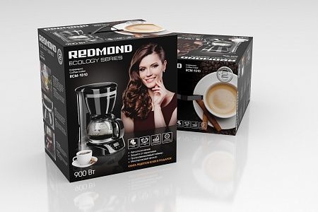 Кофеварка капельная Redmond RCM-1510, черный
