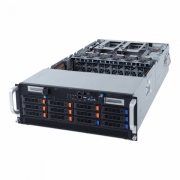 G492-Z50 (rev.100) 4U, 2x SP3 (AMD Epyc 7002), 10x Gen4 GPU Server (Microchip switch), 32x DIMMs, 8x 3.5" SATA/SAS/Gen3 NVMe, 4x 3.5" SATA/SAS/3x PCE x16 Gen4 (LP), 1x OCP 3.0, 2x 10Gb/s BASE-T LAN ports (Intel® X550-AT2), 3x 2200W
