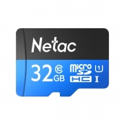 Карта памяти MicroSDHC Netac P500 Standart 32GB + адаптер [NT02P500STN-032G-R]