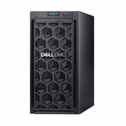 Dell PowerEdge T140, Xeon E-2124 (3.3Ghz, 4C), 8GB DDR4 UDIMM, 1x1TB SATA 7200rpm Cabled HDD (up to 4x3.5), Onboard SATA, 2x1GbE, iDRAC9 Express, 365W PS, Tower, 3Y NBD