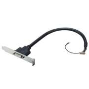 1700021831-01   A Cable DP to DVI 24+5P(F)/2*10P-1.25+G-TEM W/BKT Advantech