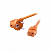 ZJE-002 Наименование: Шнур (кабель питания) ACD SUPER HEAVY DUTY  3*2,5 S22C19, (Schuko - C19), 16А, оранжевый, 2,0 м {40}