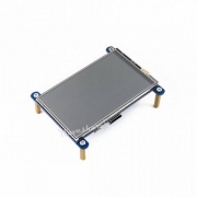 ACD18-RA333   Waveshare 4" резистивный сенсорный дисплей без корпуса, 800*480 IPS матрица, вход HDMI, питание по USB, для Raspberry Pi 3  (WS12030)