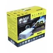 Проектор Hiper Cinema C3 White LCD 10000Lm (1280x800) 3000:1 ресурс лампы:50000часов 2xUSB typeA 1xHDMI 1кг