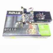 Ninja GT210 (16SP) 1GB GDDR3 64bit VGA DVI HDMI RTL  (NK21NP013F) (следы эксплуатации)