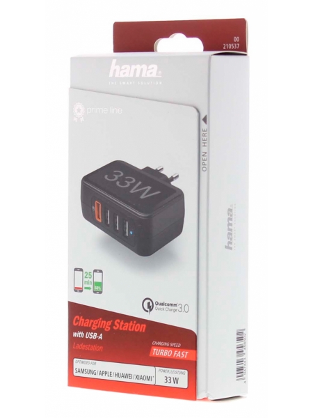 Зарядное устройство Hama H-210537 черный (00210537)