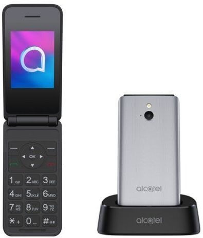 Мобильный телефон Alcatel 3082X 64Mb, серебристый металлик 