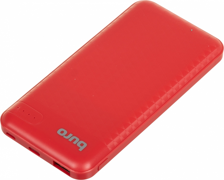 Мобильный аккумулятор Buro BP10G 10000mAh красный (BP10G10PRD)