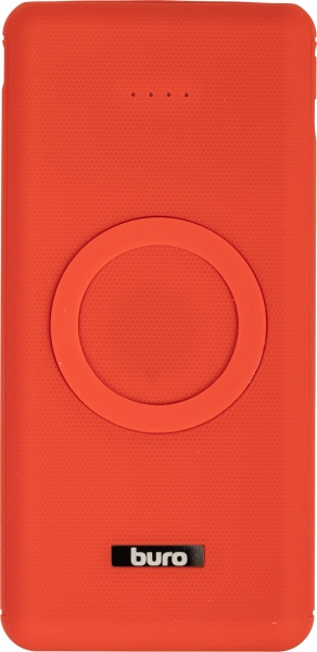 Мобильный аккумулятор Buro BPQ10F 10000mAh красный (BPQ10F18PRD)