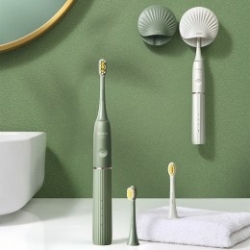 Электрическая зубная щетка Xiaomi (Mi) SOOCAS Electric Toothbrush (D2) (Футляр c функцией UVC стерлизации + 2 насадки), CHINA, зеленая