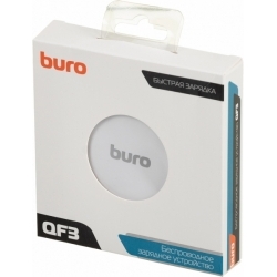 Беспроводное зар./устр. Buro QF3 1.1A QC, белый