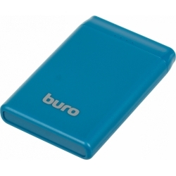 Мобильный аккумулятор Buro BP05B 5000mAh 2.1A 2xUSB синий (BP05B10PBL)