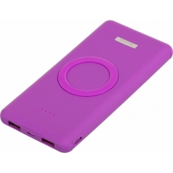 Мобильный аккумулятор Buro BPQ10F 10000mAh фиолетовый (BPQ10F18PVL)