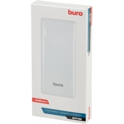 Мобильный аккумулятор Buro BPF10E 10000mAh белый (BPF10E20PWT)