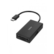 Разветвитель USB 2.0 Hama H-200126 1порт, черный 