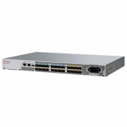 Brocade G610S 24-port FC Switch, 8-port licensed, 8x 16Gb SWL SFP+, 1 PS, Rail Kit